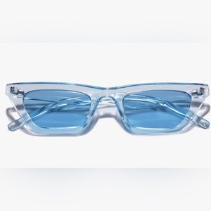 BLUE RETRO SUNGLASSES